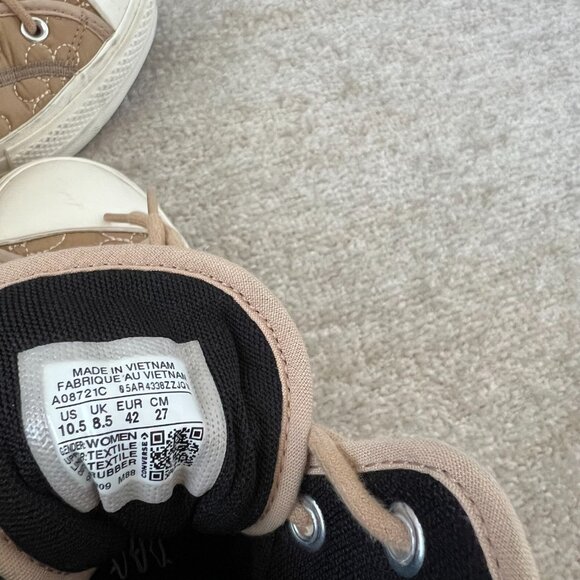 Converse All Star Lift Quilted High Top Platform Sneakers Shoes 10.5 - Picture 2 of 10